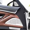 For BMW 5 Series F10 F11 2011-2016 Stainless Steel Cars Front Door Stereo Panel Speaker Decorative Cover Interior Accessories