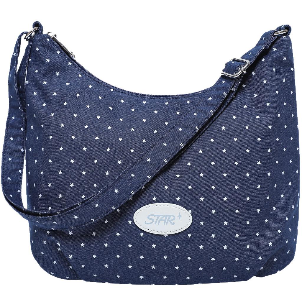 High-Value Denim Canvas Bag Female College Student Class Commuter Bag Shoulder Messenger Bag Mori Retro Tote Bag