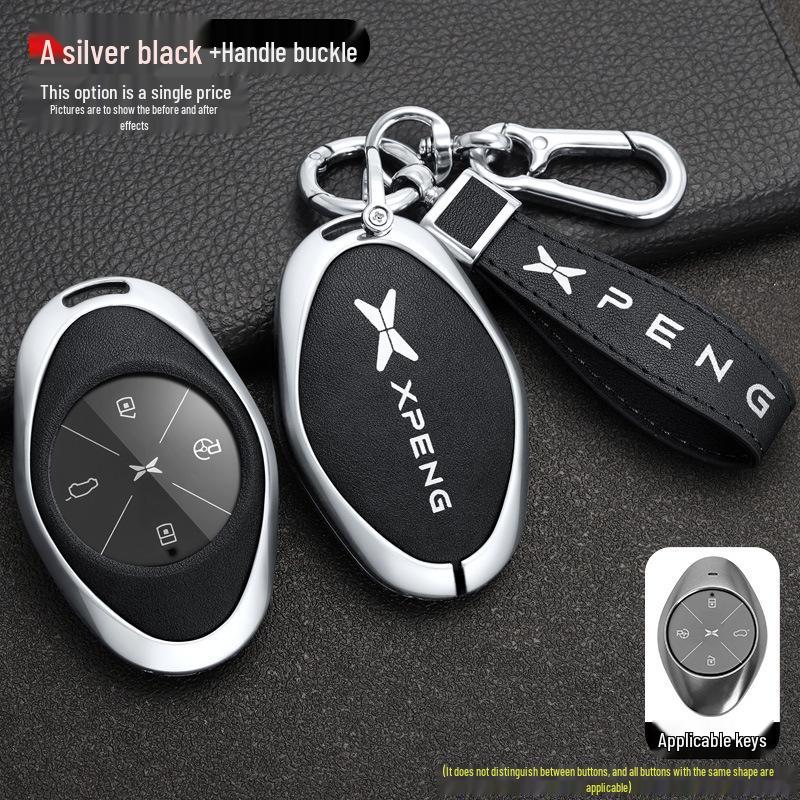 Xiaopeng P7 & G3 Schlüsselhülle: Neues Metallschlüsselgehäuse und Schnalle für 2021-2022 Modelle