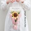 Knitted Crochet Flowers Bouquet Glowing LED Lights Eternal Simulated Flowers Handmade Mother's Day Gifts
