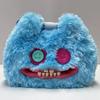 Pink Ugly Cute Cat Plush Crossbody Bag Creative Funny Monster Doll Backpack For Adult Daily Travel Shopping Fashion Accessory