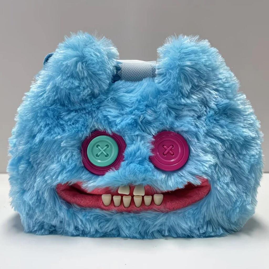 Funny Ugly Monster Creative Pink Cat Ugly Cute Plush Crossbody Bag Fashion For Adult Daily Outdoor Travel Shopping Toys