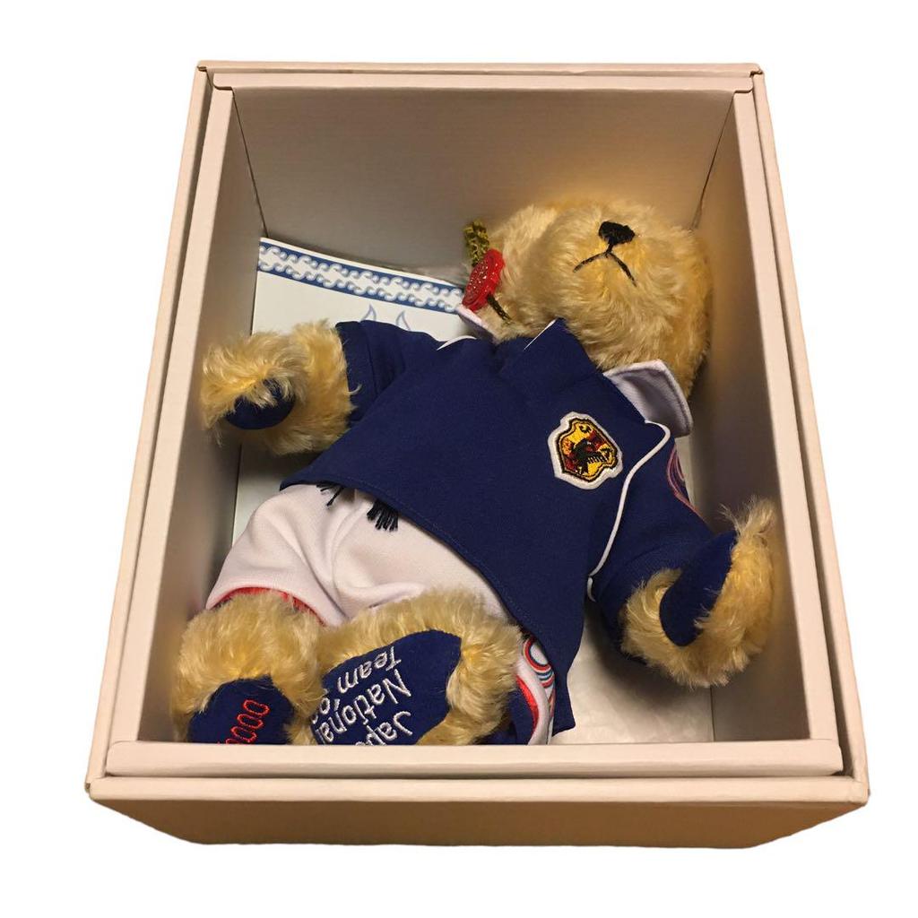 [USED] Harman Japan National Football Team Original Teddy Bear, Limited Edition of 3,000
