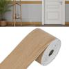 Self-adhesive PVC Skirting Board 10 Cm X 5 M – Yellow Oak, Flexible and Waterproof