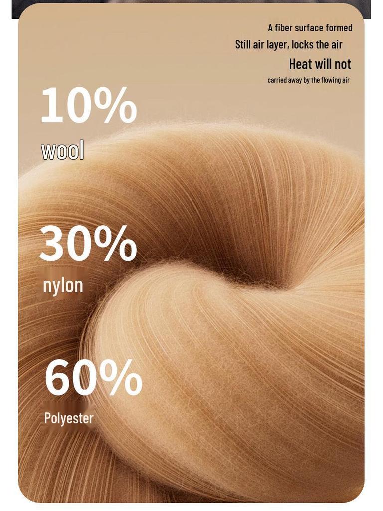 2025 Autumn/Winter Unisex Thick Knit Wool Hat - European & American Inspired Korean Style