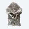 Korean Balaclava hat and scarf integrated women's autumn and winter warm ear protection hooded scarf knitted wool hat