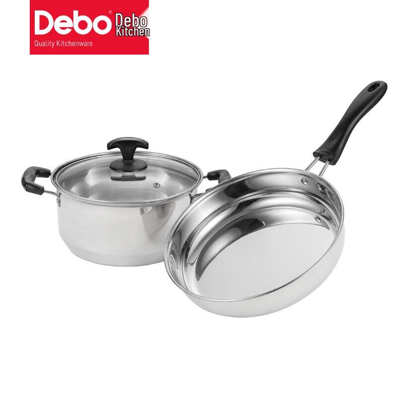 DeBuo Naxco 2-Piece Cookware Set