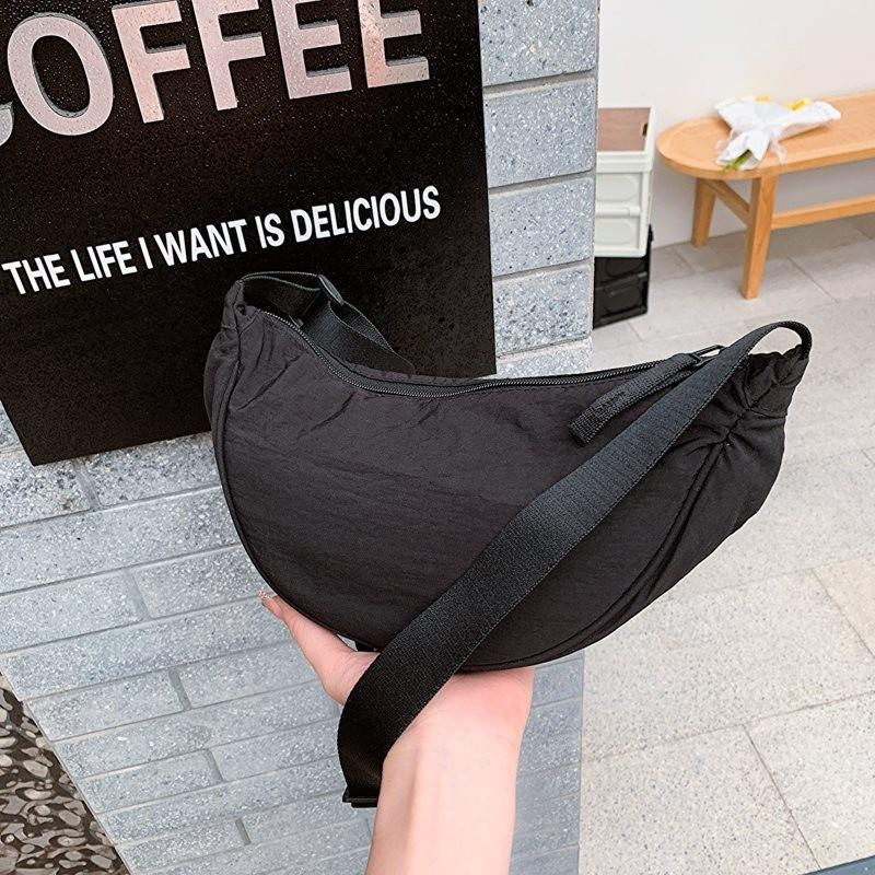 Stylish Mini Crossbody Bag For Women Versatile Compact Nylon Material Trendy Design