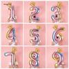 First Birthday Crown and Number Balloons for Baby Photo Props and Party Decoration