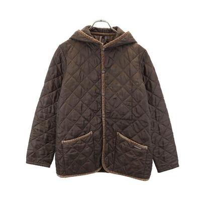 LAVENHAM Cotton Filling Quilted Jacket 36 Brown Men's Used