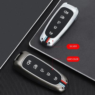 Zinklegering+Siliconen Auto Afstandsbediening Sleutelhoes Cover Shell Fob voor Ford Focus Edge Explorer Expedition C-Max Escape Flex