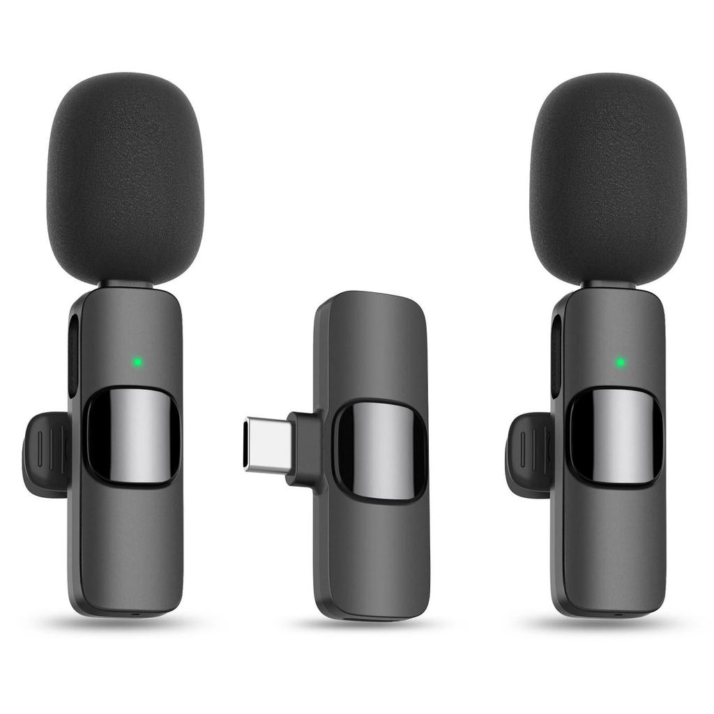 New K8K9 Wireless Lavalier Microphone for Mobile Phone Live Streaming, Outdoor Use, and Mini Wireless Lavalier Applications