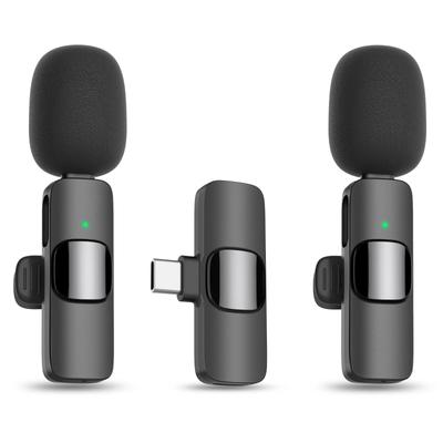 New K8K9 Wireless Lavalier Microphone for Mobile Phone Live Streaming, Outdoor Use, and Mini Wireless Lavalier Applications