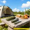 7 In 1 Outdoor Camp Tableware Survival Tools Multifunctional Stainless Steel Foldable Fork Spoon Knife Picnic Camping Dinnerware