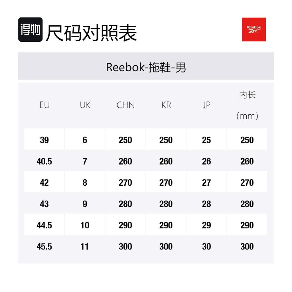 Fulgere Reebok Slide 'Black' 100038178