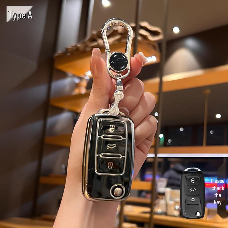 Volkswagen Key Case for 2023 Sagitar, Lavida, Bora, Polo, Tayron X, Tiguan L