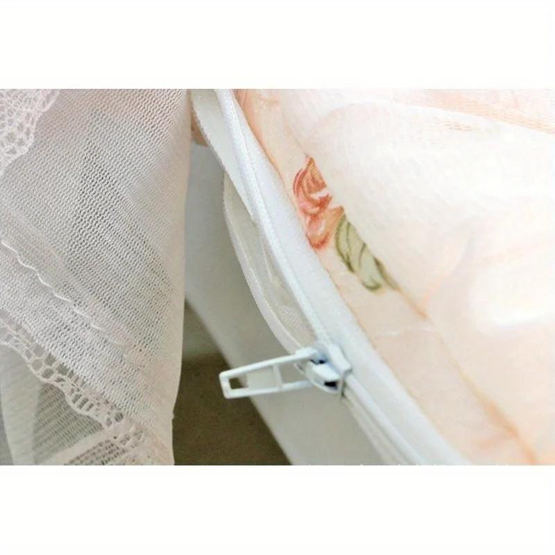 3 st/set Högkvalitativ Spetstyg Badrum Toalettstolsskydd Med Dragkedja Tjock Sittdyna