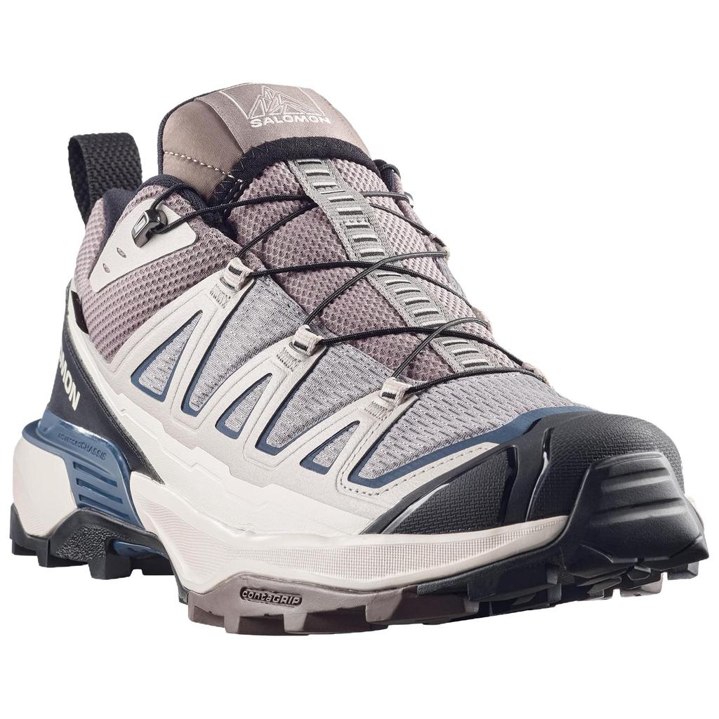 Salomon X Ultra 360 Edge Gore-Tex Comfortable Versatile Shock Absorbing Waterproof Support Hiking Shoes Men Hiking Shoes Pink Gray 491563