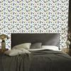 Zebra Wallpaper White, Light Gray, Gray and Lime 50x1000