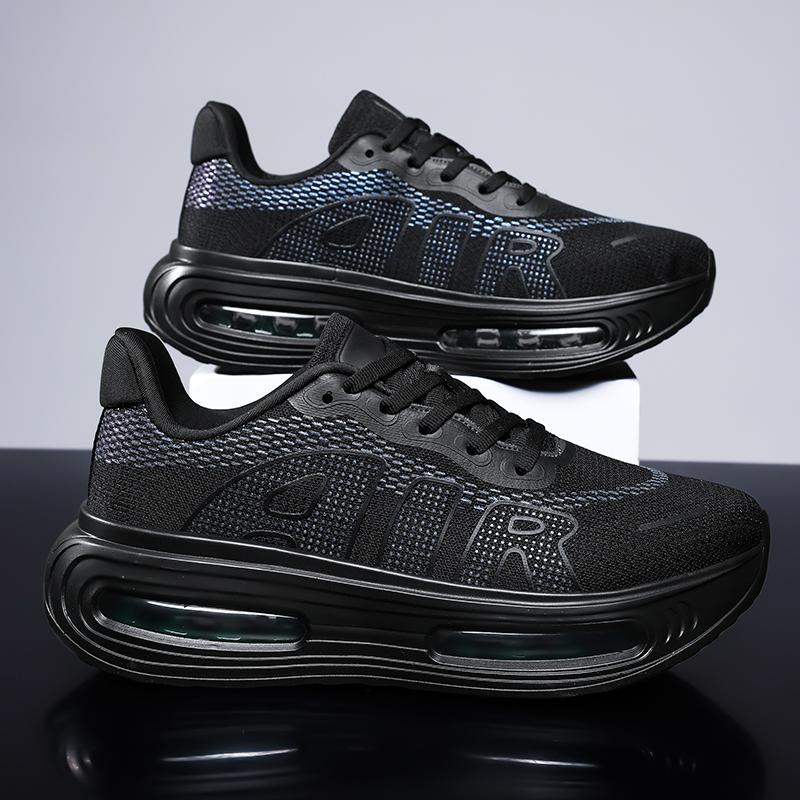 New Men Running Shoes Casual Jogging Walking Breathable Fashion Comfortable Leisure Lace-Up Blade Sneakers Loafers Outdoor