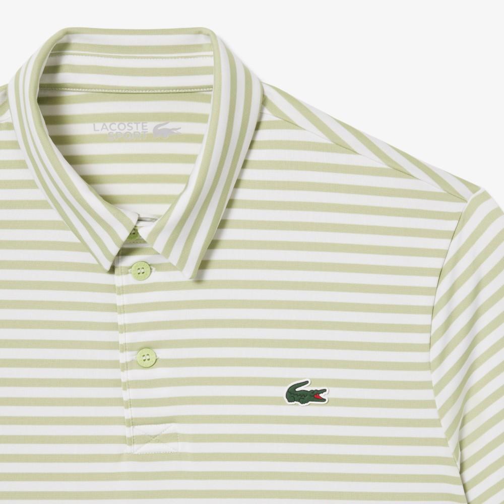 Lacoste Men's Golf Stripe Short-Sleeve Polo Shirt DH3187-56G3IG