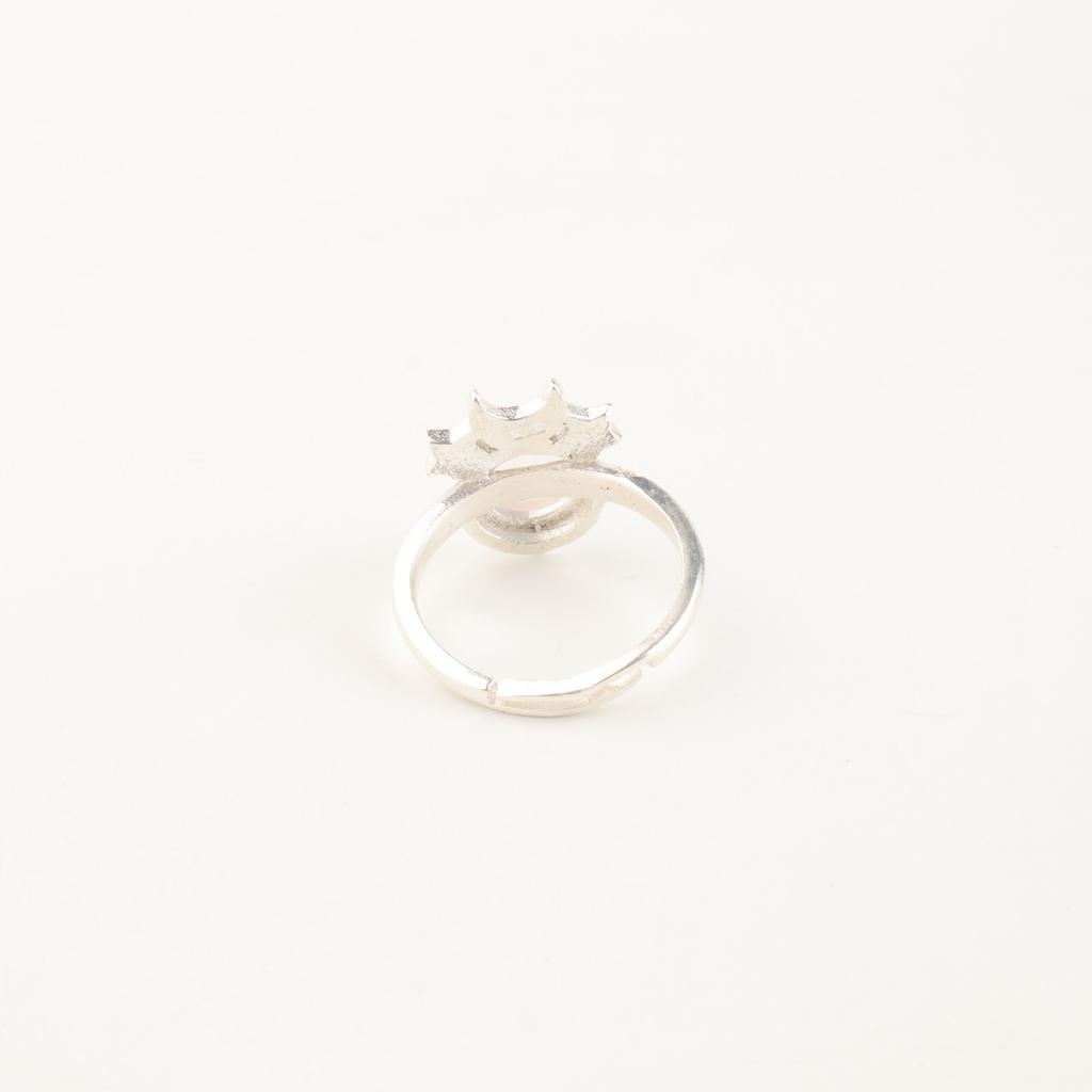 Natural Rose Quartz Gemstone 925 Sterling Silver Jewelry Handmade Ring For Women RR-67-23
