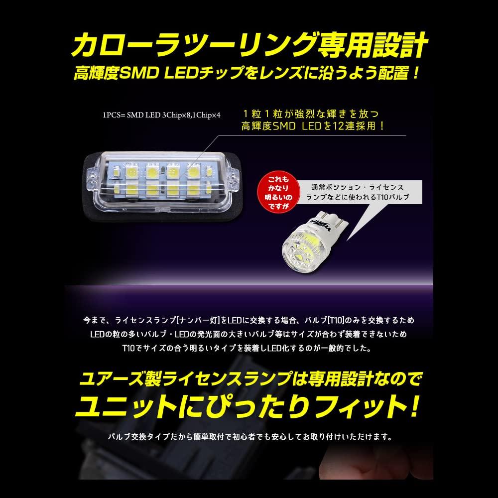 YOURS Corolla Touring Car Specific Design LED License Lamp [For Vehicle Inspection] Dedicated Tool