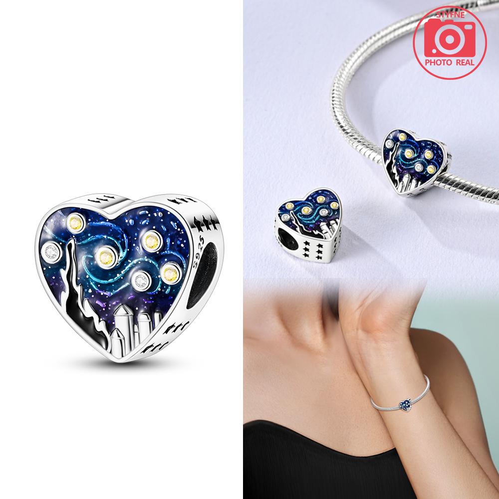 The Eternal Love Pendant Copper Colors Charm Beads Fit Original Charms Bracelet Beads For Women Jewelry Making Gifts