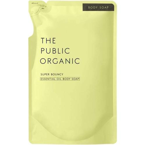 The Public Organic Deep Moist Body Soap  Super Bouncy  Super Positive 480mL  400mL Refill