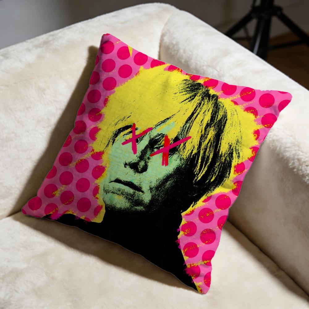 

Popular Aandy Warholer Cushion Cover Soft Decorative Pillow Case Suitable for Bedroom Sofa Car Travel Use 30X30cm