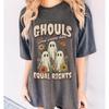 Ghouls Just Want Equal Rights T-Shirt: Retro Floral Feminist Halloween Shirt