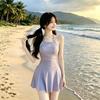 Student One-piece Swimming Suit, Beach Vacation Swimsuit, Korean-style Swimsuit