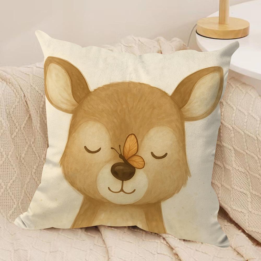 

Vintage Flowers and Animals Cushion Cover Soft Plush Throw Pillow Cover DoubleSided Printed Cushion Case Sofa Home Decor 30x30cm