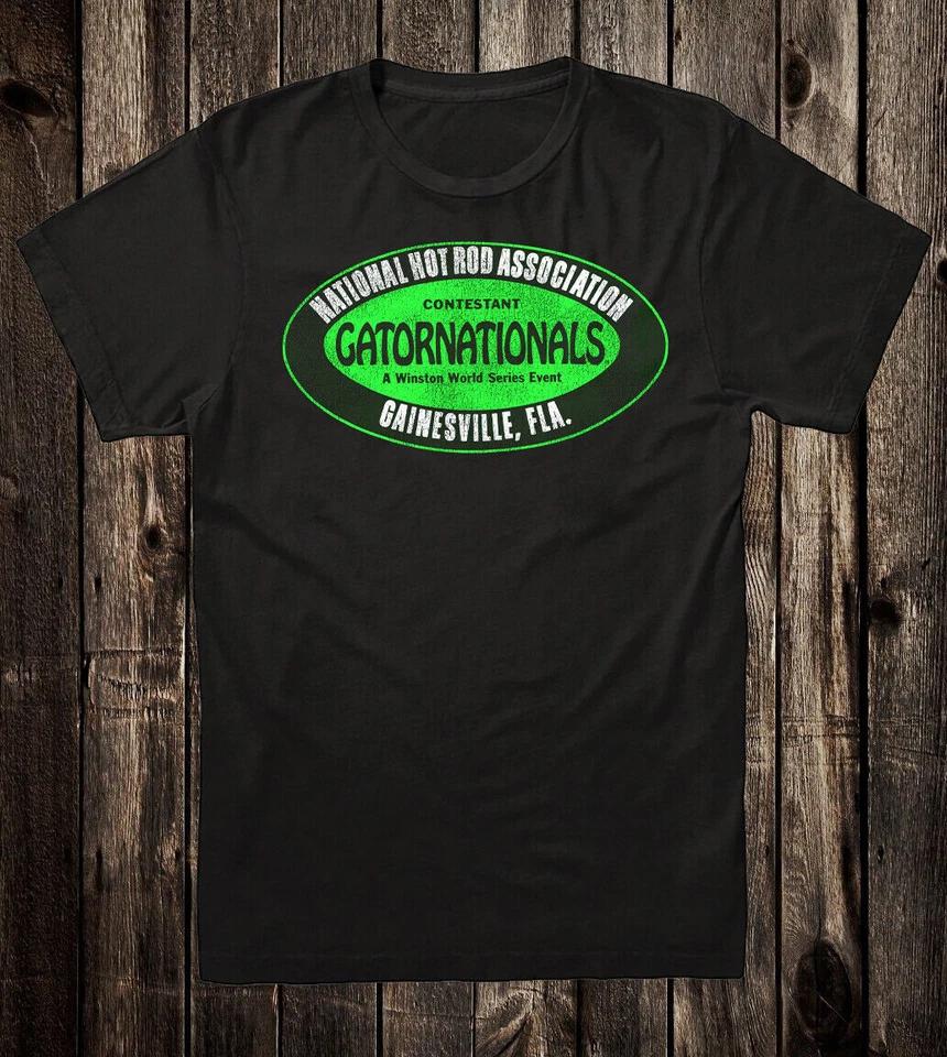 Hot Rod T Shirt Tee Nostalgia Gas Oil Drag Race NHRA Gatornationals Florida M