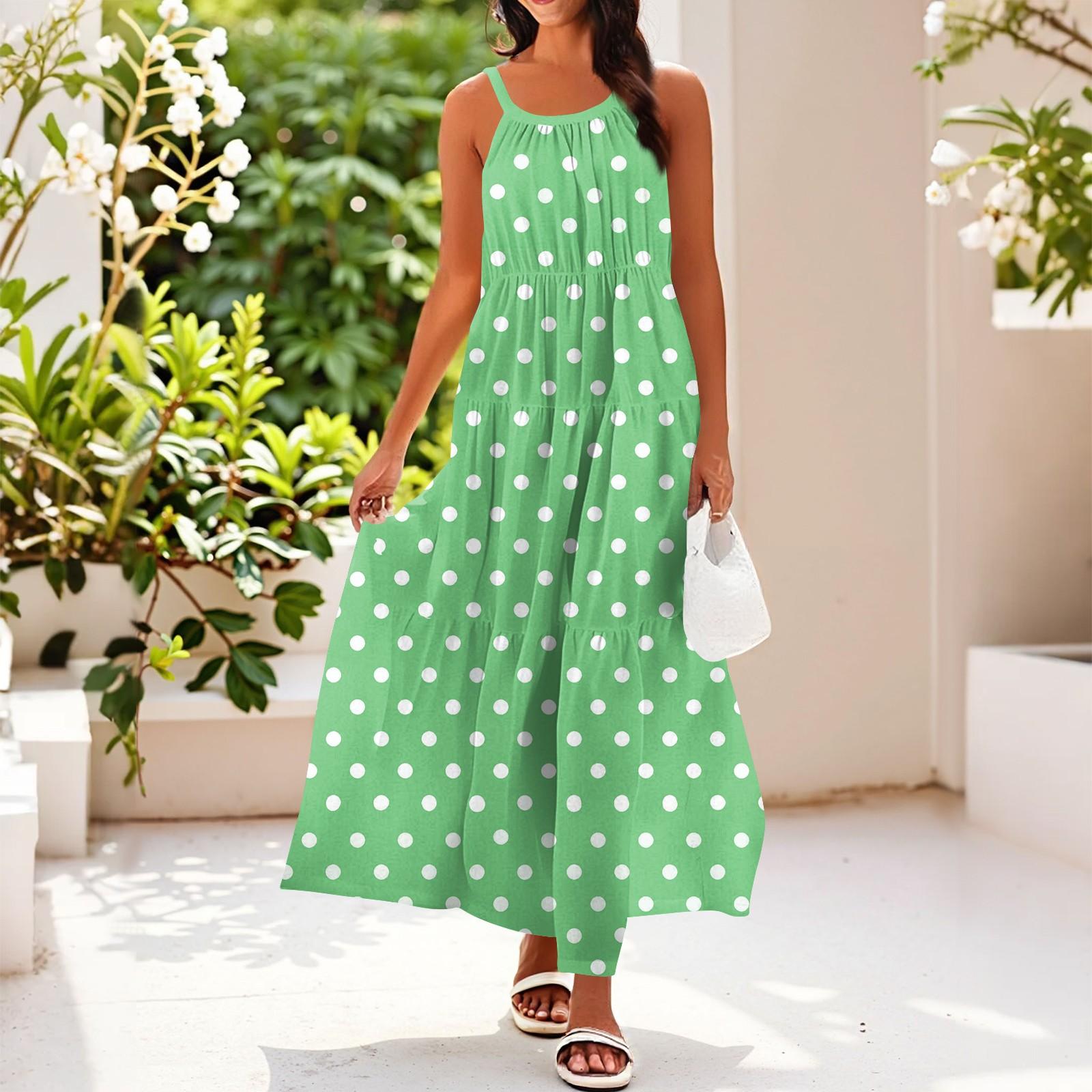 

Женское летнее повседневное модное платье без рукавов на подтяжках L армия зеленый