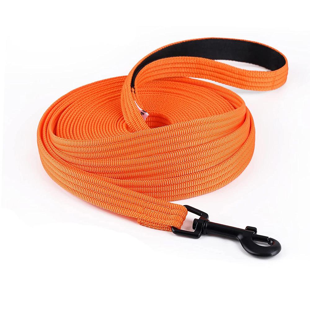 

Нейлоновые поводки для дрессировки собак, поводок для прогулок с домашними животными, длинный шнур, тяговый трос для маленьких и больших собак, 4,5 м, 10 м, 15 м, поводок S(1.9CMX4.5M) оранжевый
