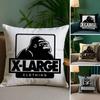Luxury Brand XLARGE Pillow Case Plush Fabric Soft Double Sided Print Sofa Cushion Cover Throw Pillow Covers