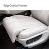 Premium Nappa Leather Car Seat Leg Rest Extension Cushion - Breathable Driver & Passenger Support