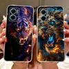 Clear For Redmi 10 5G 2022 Case Cover Luxury Butterfly Love Fashion Flowers Cool Lion Painted Casing 22041219G 22041219NY