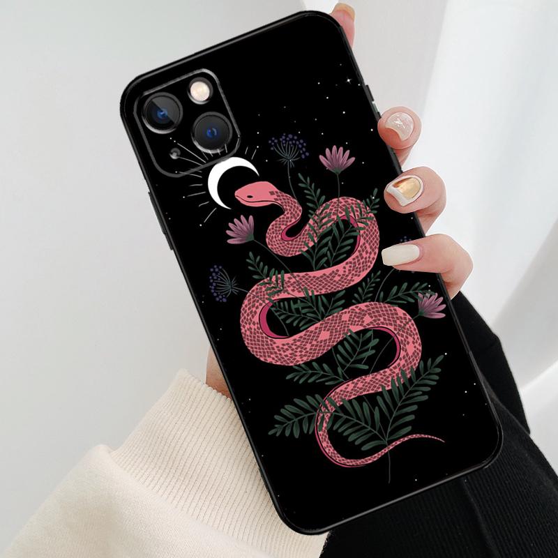 The Snake and Fern Phone Case For iPhone 17 Pro Max 14 13 12 11 15 16 Pro Max mini 15 16 Plus 16e 17 Air Cover