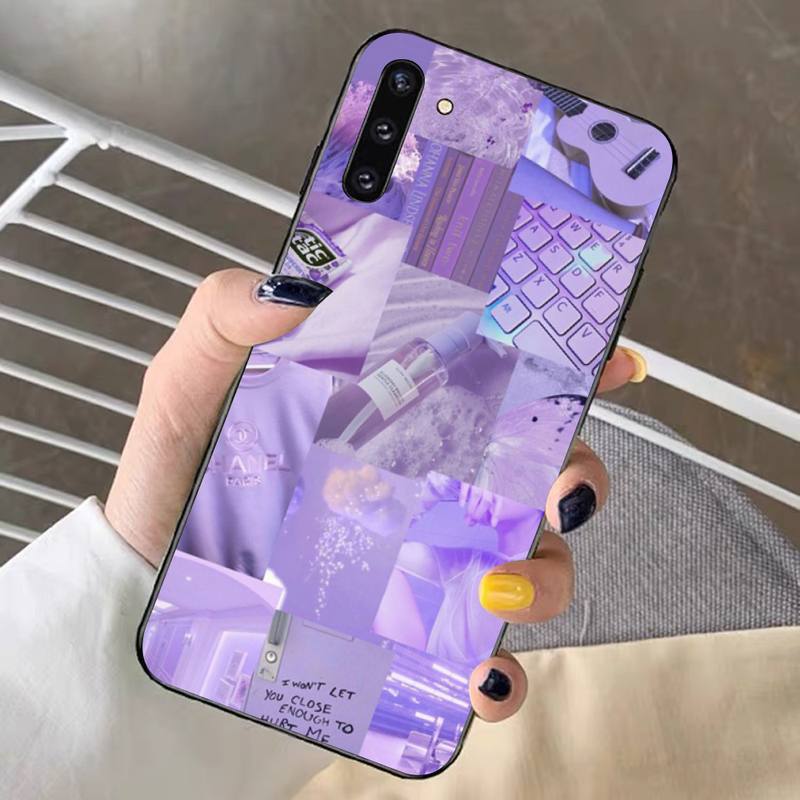 

Чехол для телефона Purple Love Aesthetic Art для Samsung Note 5 7 8 9 10 20 pro plus lite ultra A21 12 72 A310 A3 2016