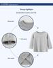 27kids Boys' Long Sleeve Solid Color Cotton T-Shirt - Autumn 2021 Collection