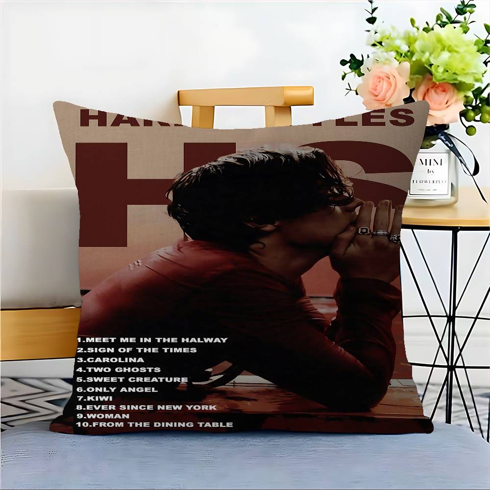 Singer H-Harrys S-Styles Cushion Cover Pillow Cover Decor Pillowcase Printed Cushion Case For Couch