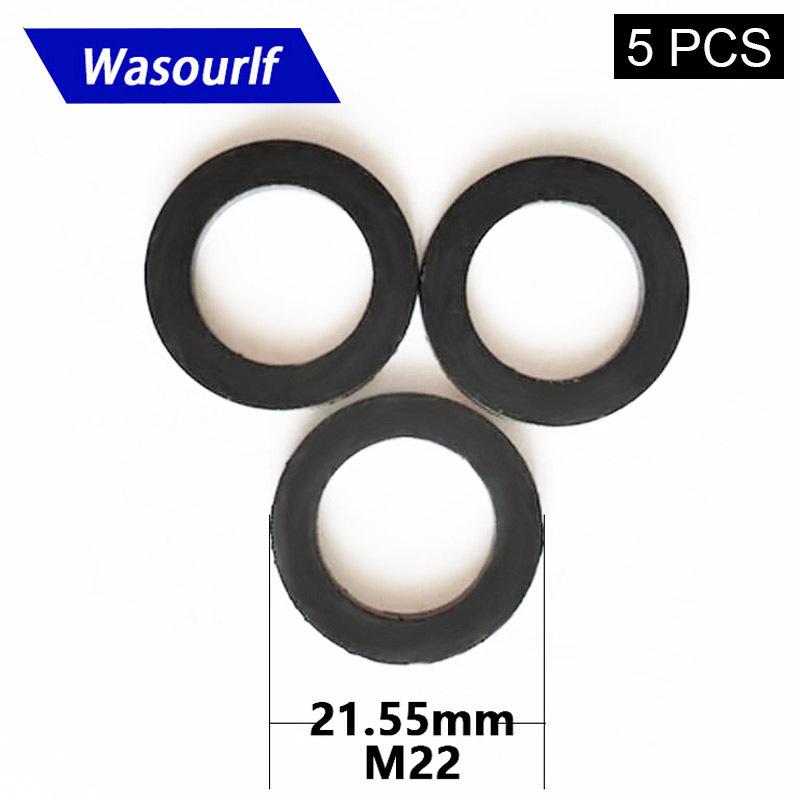 

5-Piece 21.5mm Internal Thread Faucet Aerator Adapter Kit with Gasket & Rubber Seal.