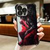 N-Notes D-Deaths Anime Ryuk Soft Phone Case For iPhone 15 16 17 Air 14 Pro Max 16E Plus 13 12 Mini Plating Anti-Fall Fundas
