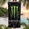 Asciugamano da Spiaggia Moda Monster Energy Asciugamano Portatile Morbido Asciugatura Rapida per Nuoto Campeggio Vacanze