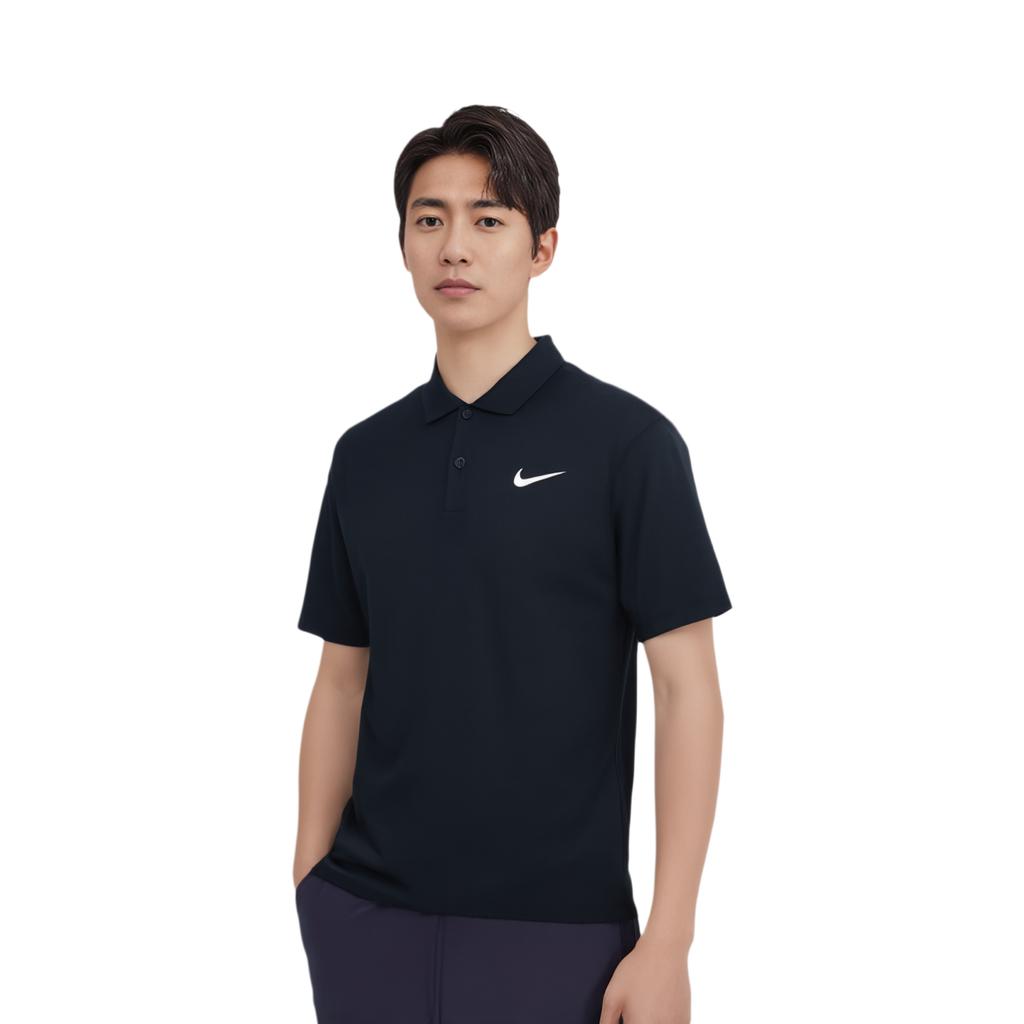 Nike Court Dri-Fit Tennis Polo Shirt Masculino Tops Azul-marinho DH0858-451