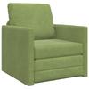 Sofa Bed Light Green 74 X 77 X 81 Cm Velvet