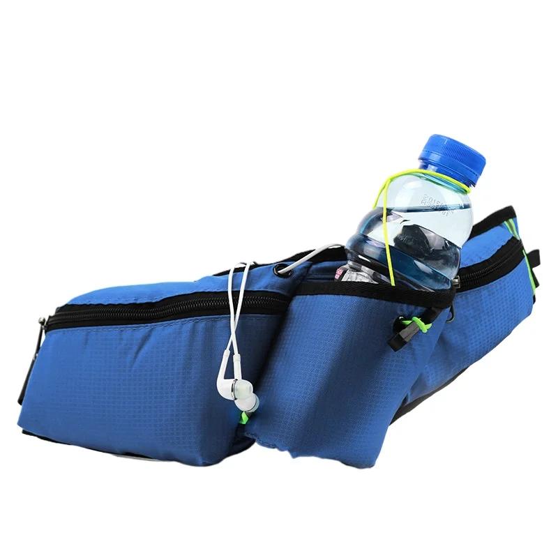 

Спортивна сумка для пляшок води унісекс. Водонепроникна поясна сумка для бігу та грошей. Сумка для мобільного телефону. Сумка для мотоцикла. синій