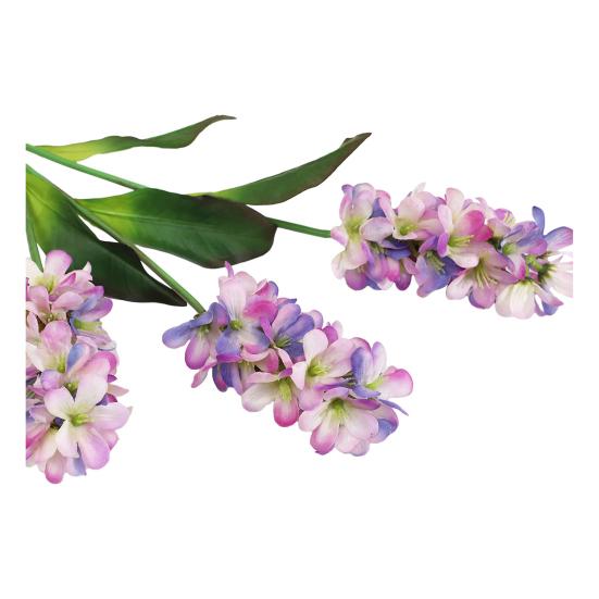 Flores de Jacinto Artificiais 19" Galho de Jacinto Falso Toque Real para Vaso Decoração de Casamento Casa Jardim Escritório